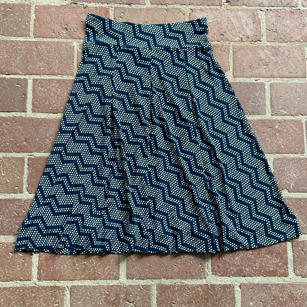 Merona Like New Geometric Look Midi Skirt